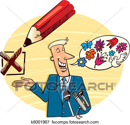 450x431 Clip Art Of Election Campaign Speech K6001967