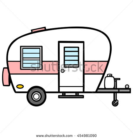 450x470 Camper Clipart Cartoon