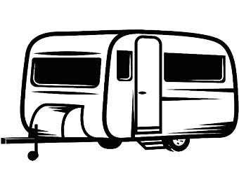 340x270 Rv Camper Clipart Etsy
