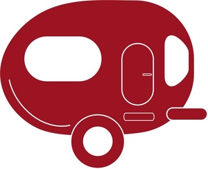 300x244 Camper Clipart Image