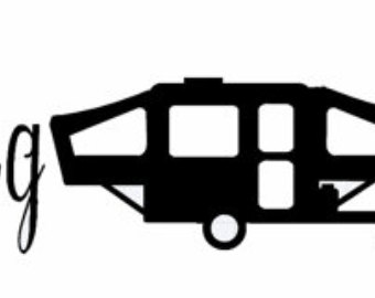 340x270 Pop Up Camper Decal Etsy