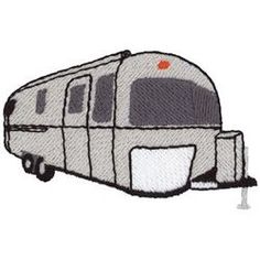 236x236 Vintage Campers Airstream Shasta Trailer Clip Art Vector Vintage