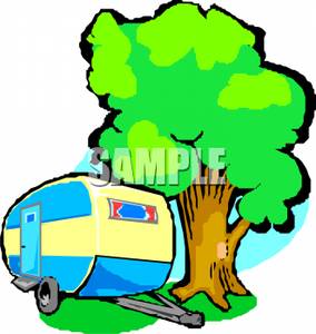 284x300 Trailer Or Camper In The Woods Or Forest