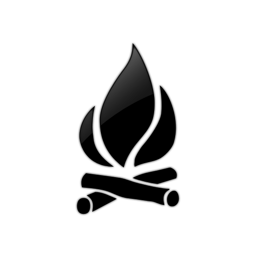 512x512 Campfire Icon Style 1