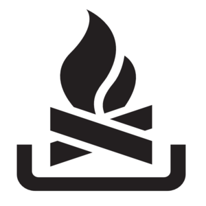 300x300 Camp Fire White Clip Art