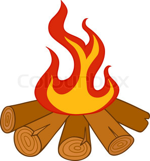297x320 Campfire Stock Vector Colourbox