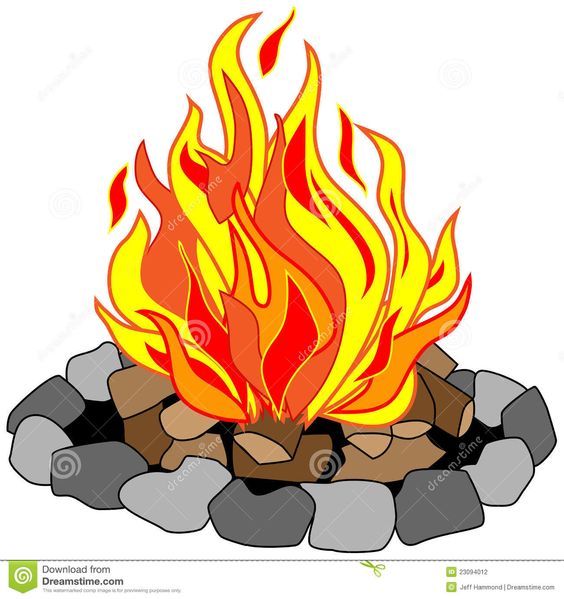 564x599 Campfire Clipart