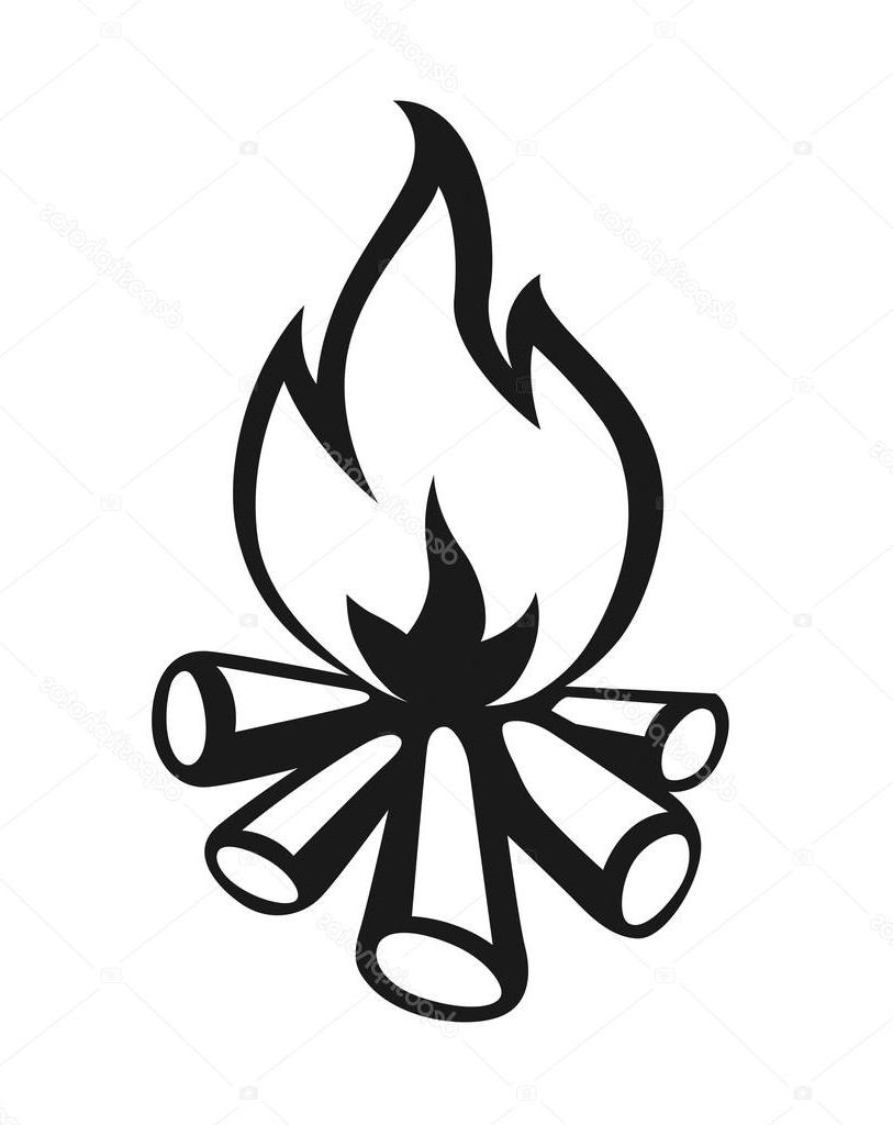 View Fire Clipart Black And White PNG - Alade
