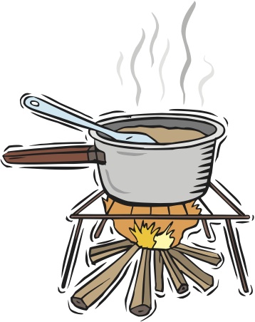 358x452 Fire Clipart Cooking Fire