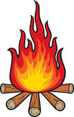 108x170 Campfire Cooking Clip Art