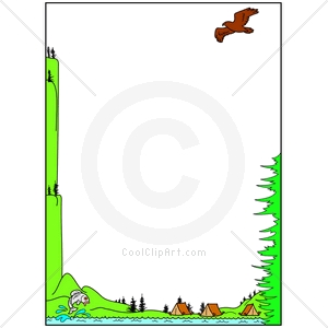 300x300 Summer Camp Border Clipart