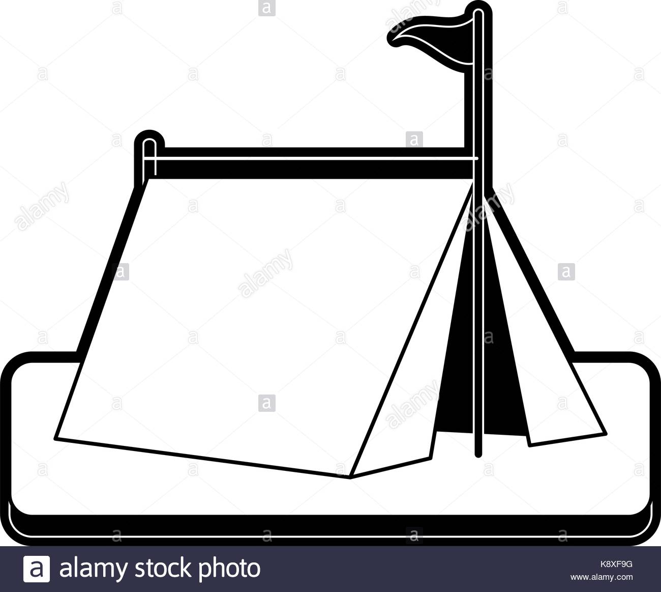 1300x1163 Camping Tent Leisure Campsite Black And White Stock Photos