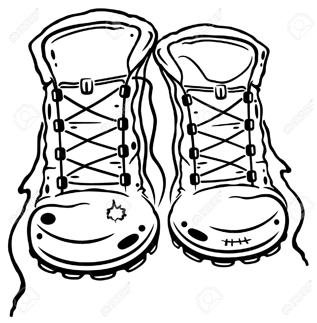 1274x1300 Camping Clipart Walking Boot