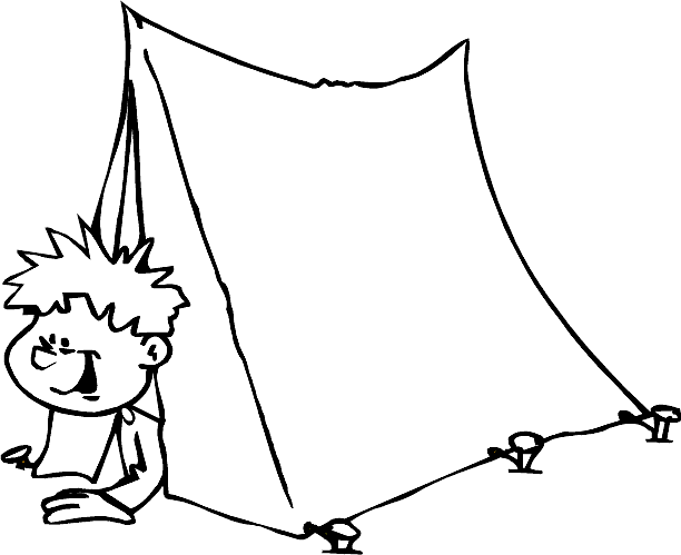 612x499 Kids N 14 Coloring Pages Of Camping