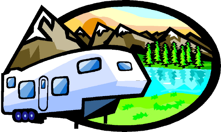 720x430 Rv Camping Cartoon Clipart