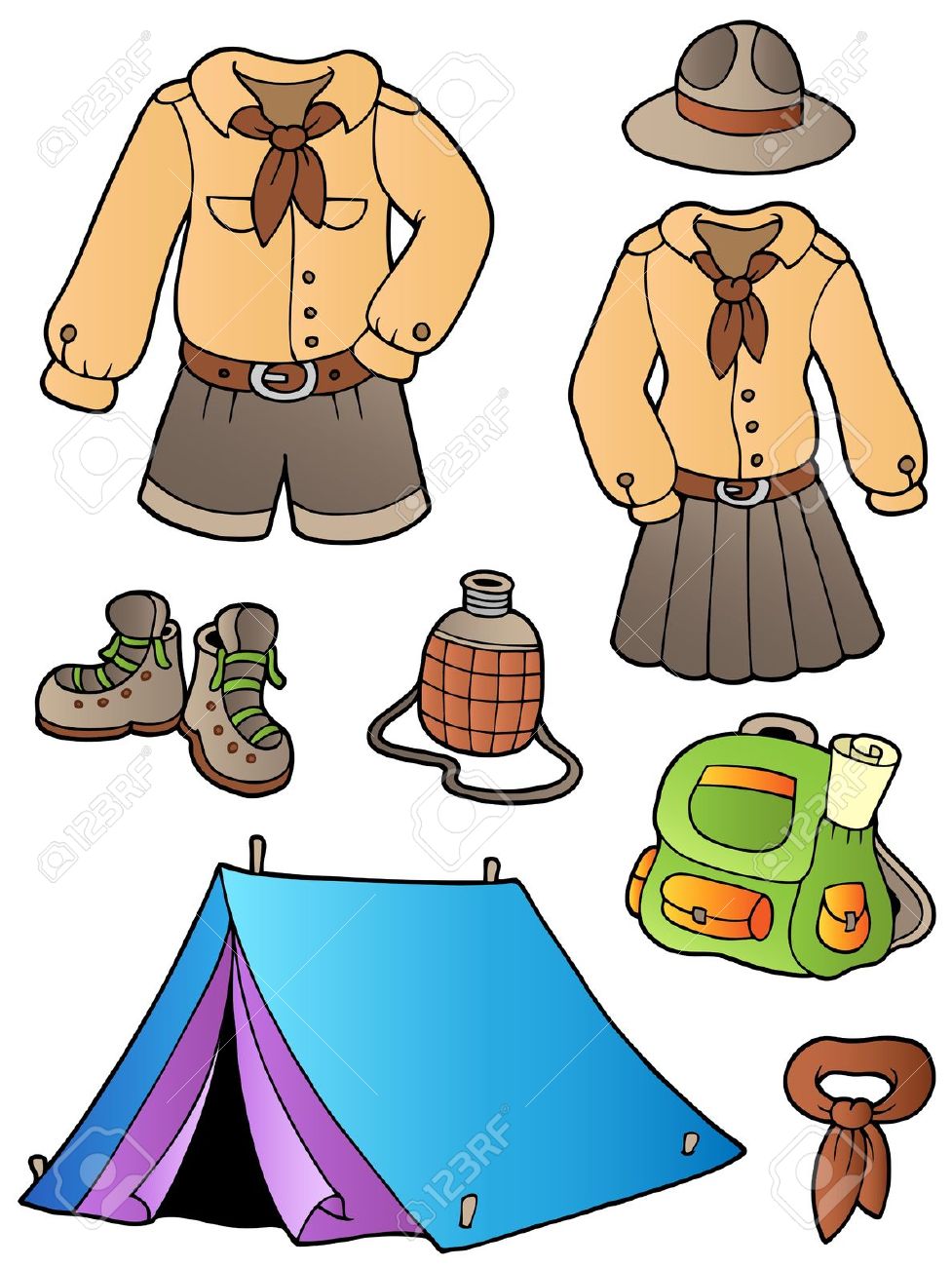 977x1300 Camping Clipart Camping Gear