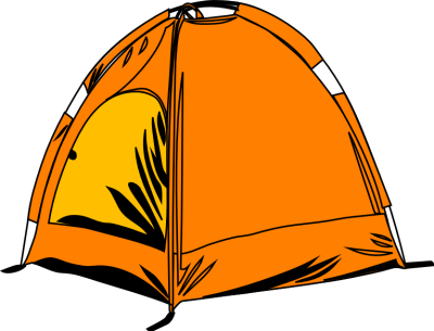 400x305 Cartoon Camping Clipart Kid 5