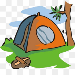 260x260 Cartoon Camping Tent, Outdoor, Travel, Camping Png Image For Free