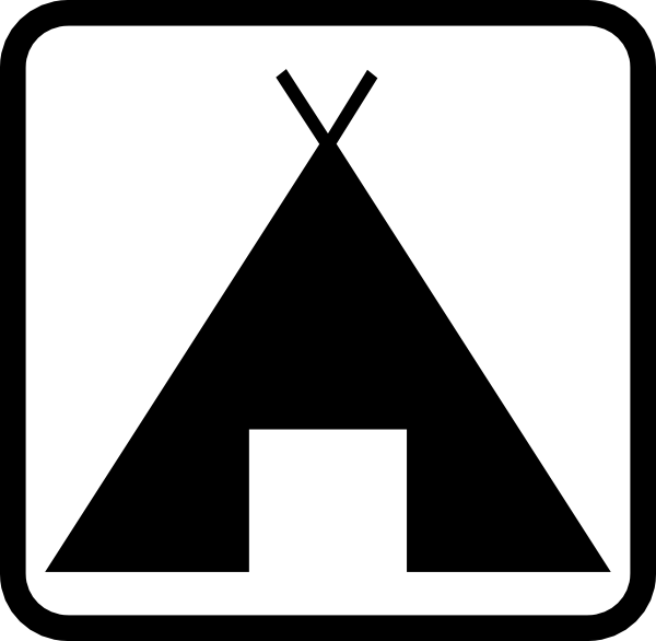 600x586 Camping Clip Art