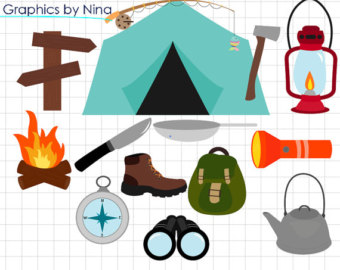 340x270 Camping Clipart Etsy