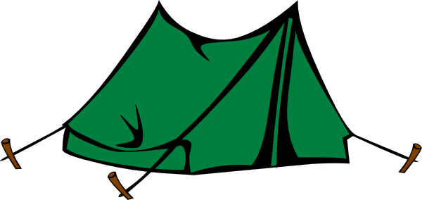 600x284 Green Tent Clip Art