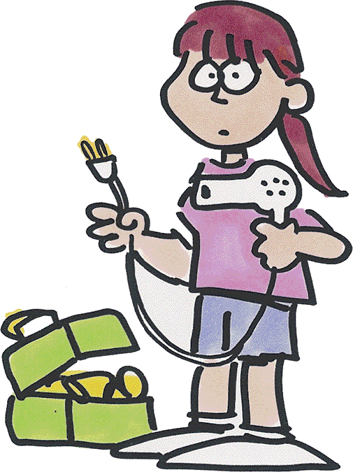 505x675 Girls Camp Clipart