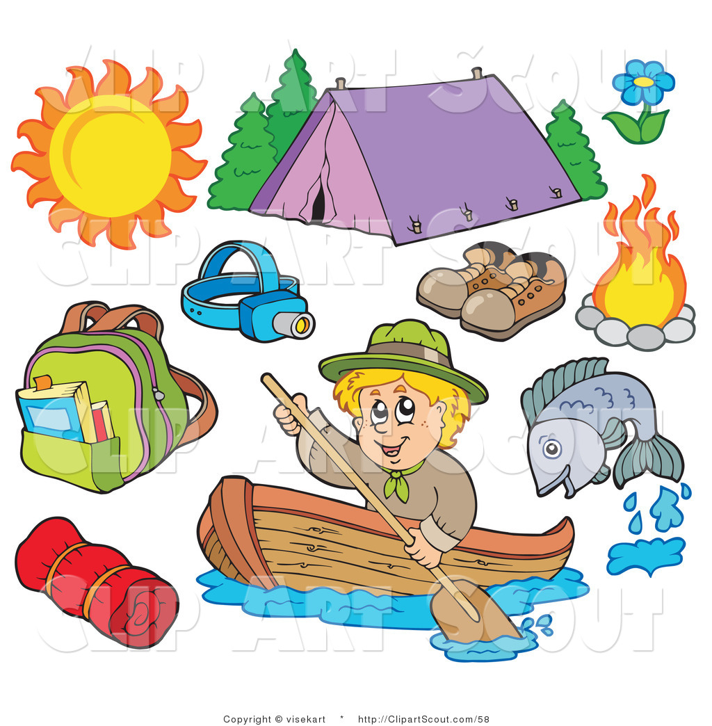 1024x1044 Summer Camp Cabin Border Clipart
