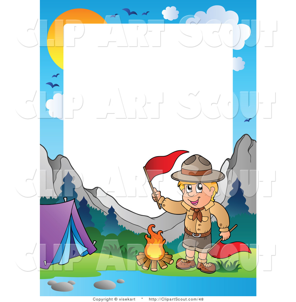 1024x1044 Camping Border Clipart