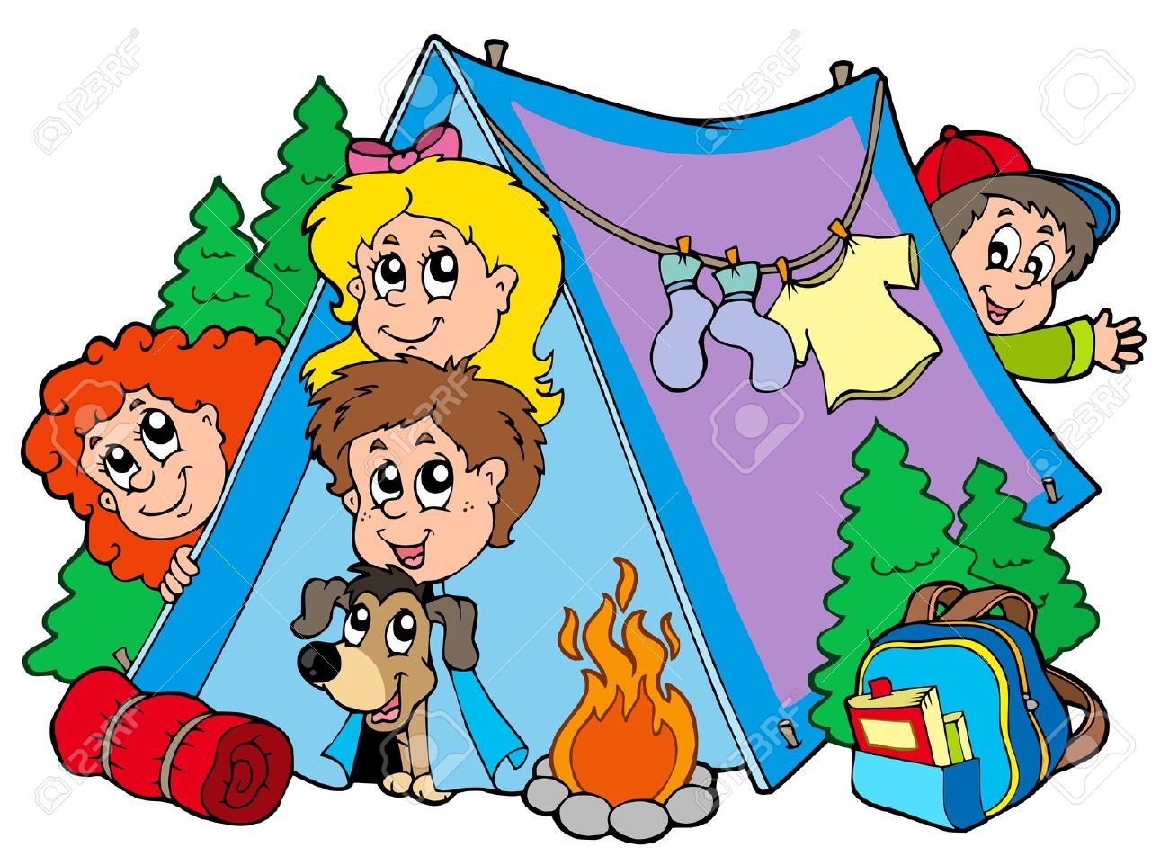 1300x962 Camp Clipart