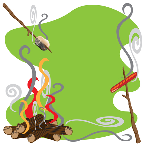 500x500 Camping Background Clipart