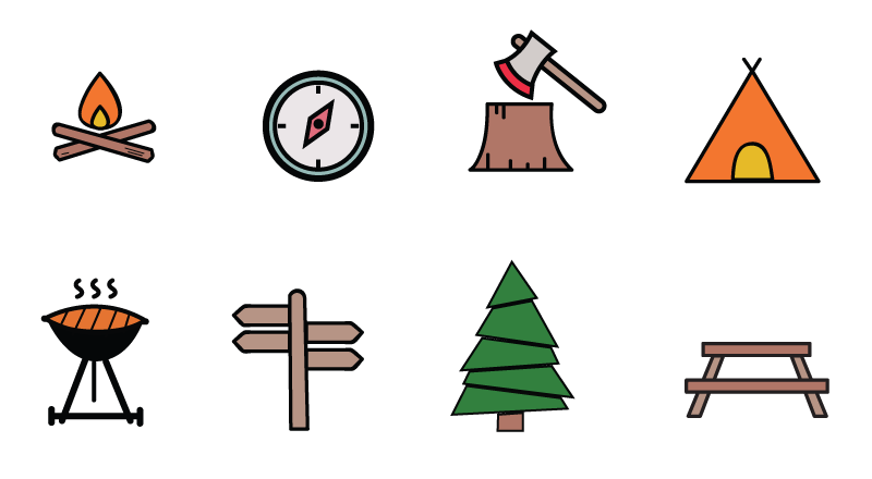 800x440 Graphics For Free Camping Graphics