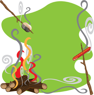 365x368 Vector Camp Fire Elements Free Vector Download (24,335 Free Vector
