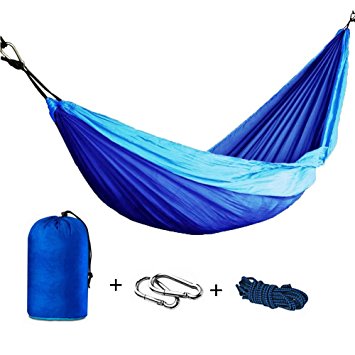 355x355 Foho Camping Parachute Silk Double Hammock Sports