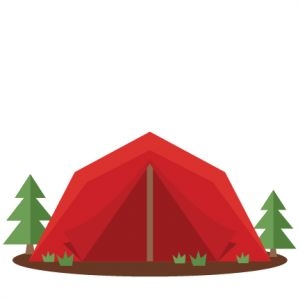300x300 Cute Camping Tent Clipart