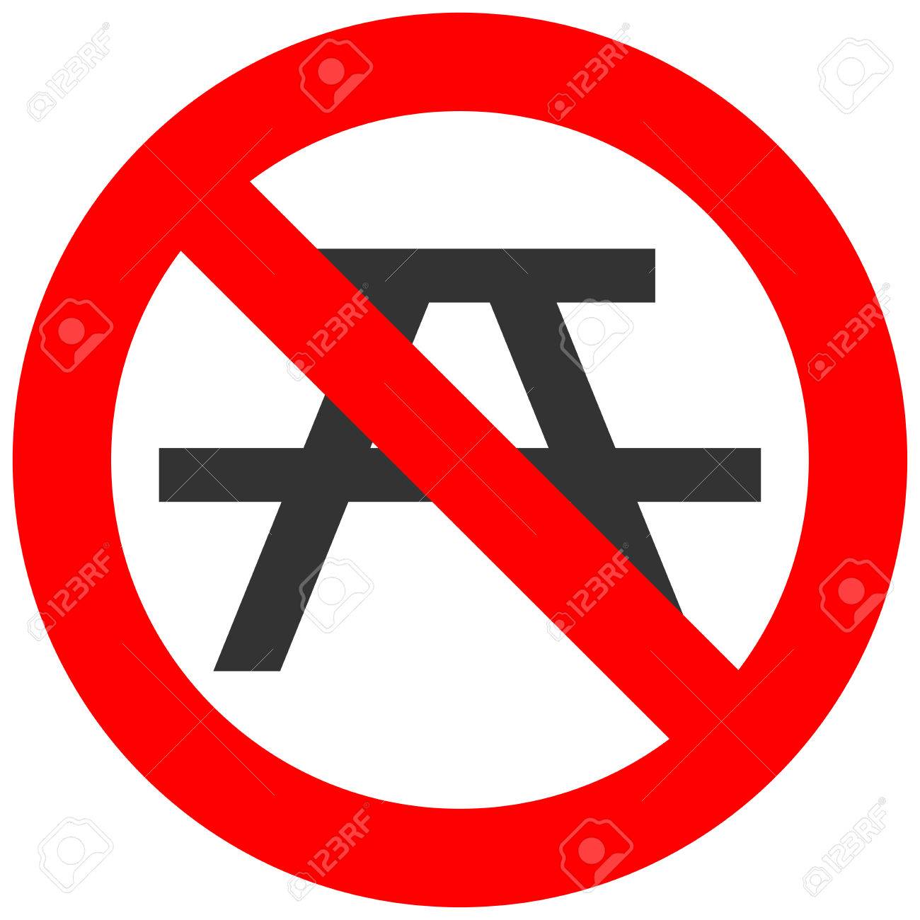 1300x1300 No Bivouac, Camping, Tent And Camp Prohibited Symbol. Sign