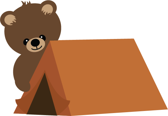 570x393 Tent Clipart Brown