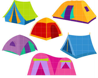 Camping Tent Clipart | Free download on ClipArtMag