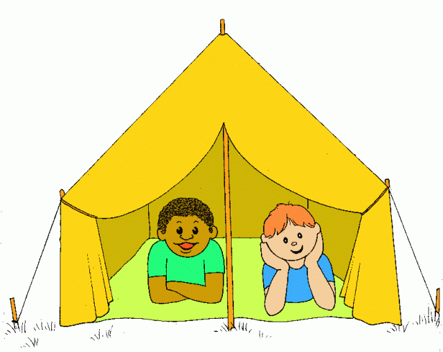 640x509 Family Camping Tent Clipart