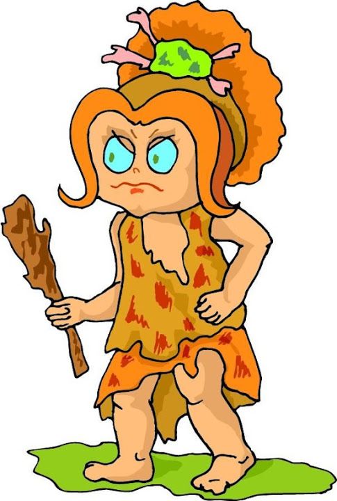 485x720 34 Best Cave People Images Clip Art, Crafts And La