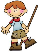 155x207 Camping Girl Cliparts