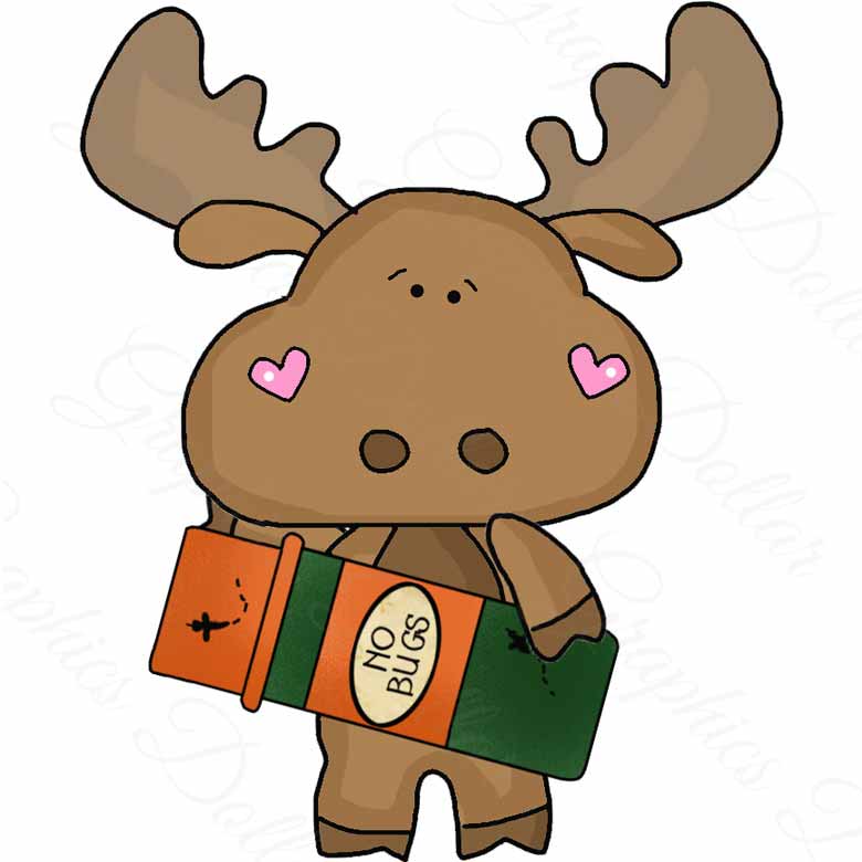 780x780 Camping With Little Moose Clip Art