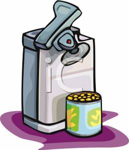 258x300 Electric Can Opener Clipart