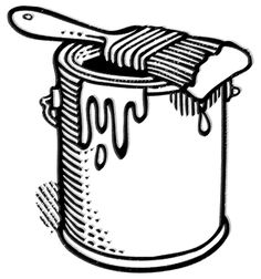 236x252 Paint Can Clipart