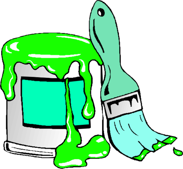 600x553 Paint Can Clipart