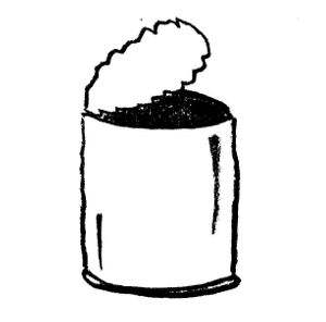 300x296 Clip Art Can Clipart Panda