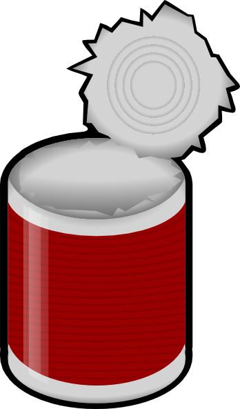 348x593 Tin Can Clip Art