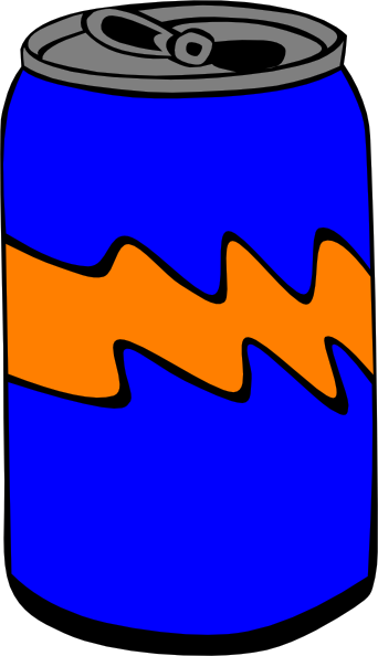 342x594 Blue Can Clip Art
