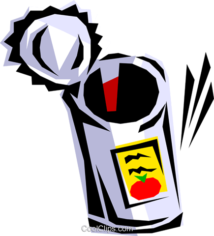 435x480 Canned Food Royalty Free Vector Clip Art Illustration Food0288