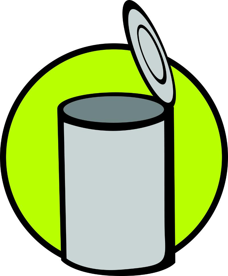800x969 Canned Food Clipart
