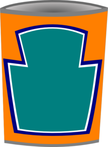 219x298 Blank Can Clip Art